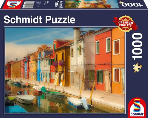 Schmidt Puzzle Helle Häuser / 1000 Teile