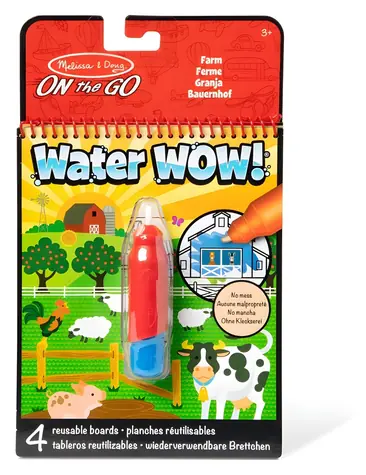 Spin Master Melissa & Doug Water Wow! Bauernhof / Malbuch mit Wasserfarben / ab 3 Jahren