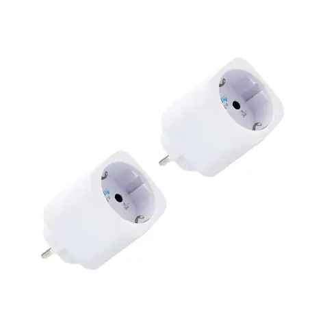 Shelly Plug M Gen3 weiß / Intelligente Steckdose / Verbrauchsmessung / WLAN / Bluetooth / Matter Inhalt / 2 Stück