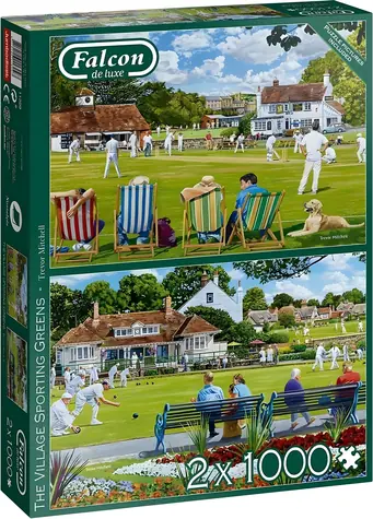 FALCON Puzzle Outdoor-Sport / 2 x 1000 Teile / ab 14 Jahren