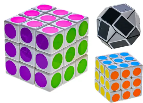 Denkspiele-Puzzleset (gemischt) / Puzzles / 3 Stück