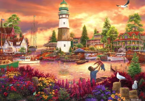 GRAPHICS Puzzle Love Floats / 1000 Teile / 69 × 47,8 cm