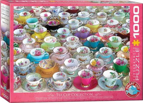 EUROGRAPHICS Puzzle-Kollektion Teetassen / 1000 Teile / 68 x 48 cm