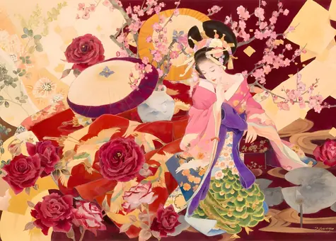 GRAPHICS Puzzle Ayanishiki / 500 Teile / 47,8 x 34,2 cm