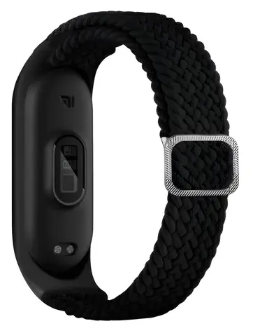 Beline Textilarmband für XIAOMI Mi Band 3 und 4, schwarz / Armband / Textil