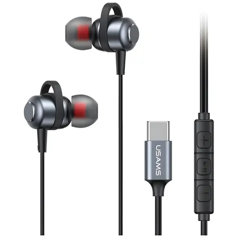 USAMS EP-48 Tarnish / Kopfhörer / USB-C / mit Mikrofon