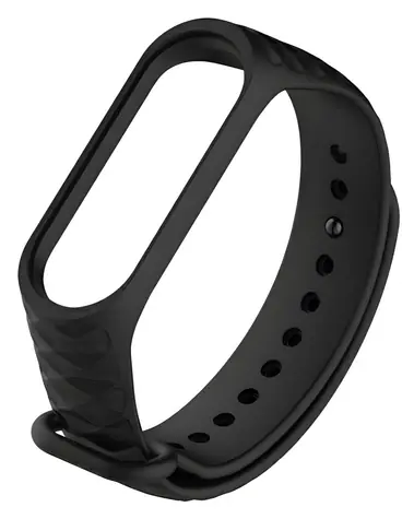 Beline Silikonarmband, schwarz, Version 2 / Armband / XIAOMI Mi Band 3/4 / Silikon