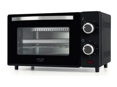 Adler AD 6032 schwarz / Elektrobackofen / 9 l