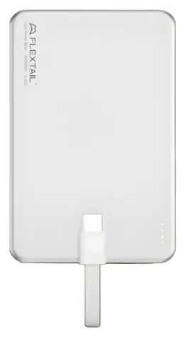 Flextail Zero Power Metall 5000 mAh silber / Powerbank / Magnethalterung / 5000 mAh / 7 mm