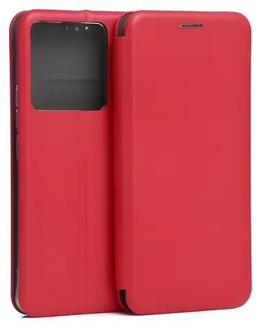 Beline Book Magnetic für POCO X6 rot / Buchhülle / Magnetverschluss / Kunstleder