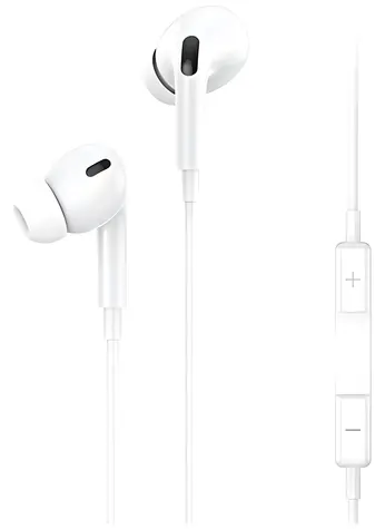 USAMS EP-41 Lightning White / Kopfhörer / Mit Mikrofon / In-Ear
