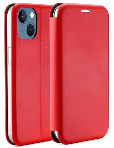 Beline Book Magnethülle rot / Schutzhülle / Apple iPhone 15 PLUS / Klapphülle mit Magnetverschluss