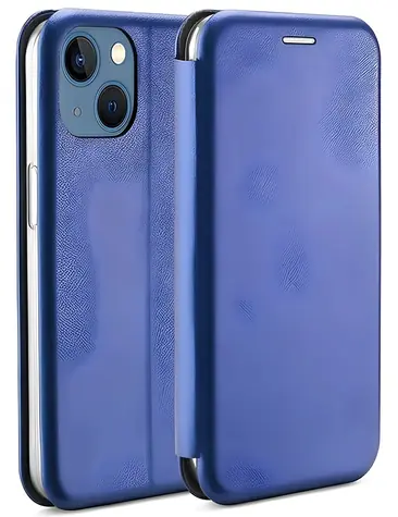 Beline Book Magnethülle blau / Schutzhülle / Apple iPhone 15 PLUS / Klapphülle mit Magnetverschluss