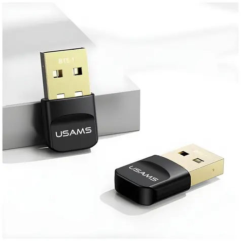 USAMS ZB321 schwarz / Bluetooth-Adapter / USB-A / Bluetooth 5.1