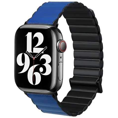 Beline Magnetic Pro schwarz-blau / Armband für Apple Watch / 38/40/41 mm / magnetisch