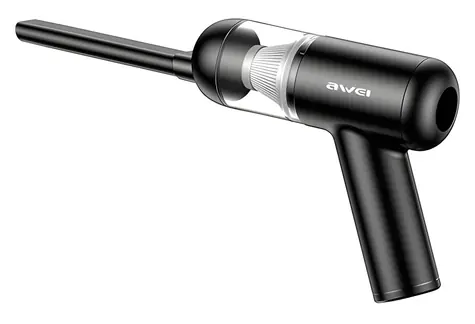 AWEI V2 schwarz / Kabelloser Mini-Staubsauger / 5500 Pa / 130 ml / Für Auto und Haushalt