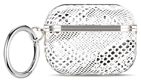 Beline AirPods Elegance Schutzhülle silber / Kopfhörerhülle / Apple AirPods 3. Generation / Mit Karabinerhaken