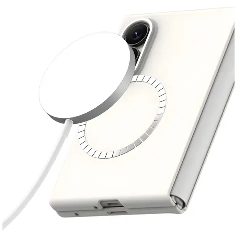 Araree Aero Flex M cremefarbene Hülle für Samsung Galaxy Z Fold8 / MagSafe / Qi2