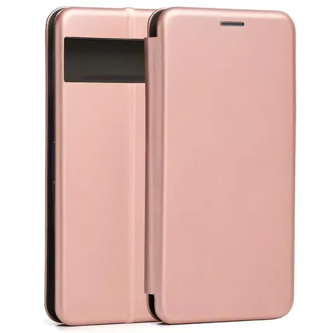 Beline Magnetische Hülle für Google Pixel 7 Pro, Roségold / Hülle / Klapphülle / magnetisch / Brieftaschen- und Ständerfunktion