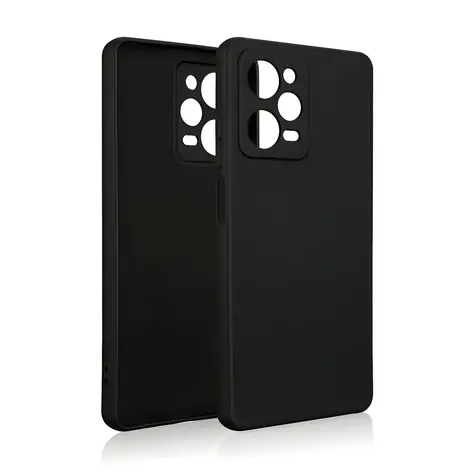 Beline Silikonhülle für Xiaomi Poco X5 Pro 5G, schwarz / Schutzhülle / Silikon / Kabelloses Laden