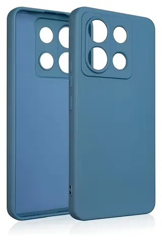Beline Silikonhülle für POCO X6 blau / Rückseite / Silikon