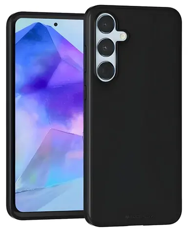 Mercury Soft Samsung A55 5G (A556) schwarze Hülle / TPU