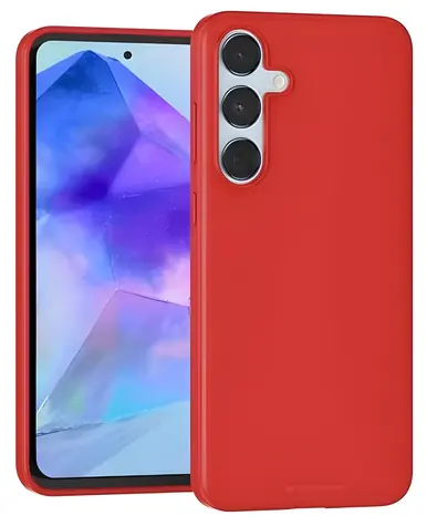 Mercury Soft Samsung A55 5G (A556) rot / Hülle / TPU