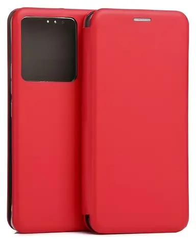 Beline Book Magnetische Hülle für Xiaomi Redmi Note 13 Pro 5G, rot / Klapphülle / Magnetverschluss / Kartenfach