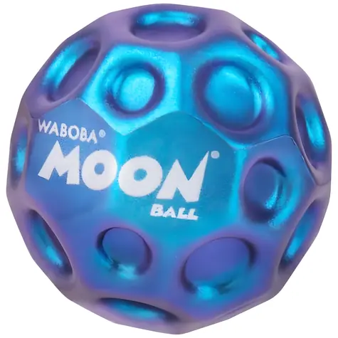 WABOBA Metallic Moon Hüpfball /  6,3 cm / TPR-Schaumstoff / Sprunghöhe bis zu 30 m