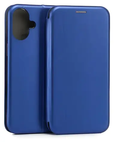 Beline Book Magnetische Hülle für Apple iPhone 16 PLUS ( 6,7 Zoll), blau / Buchform / Magnetverschluss