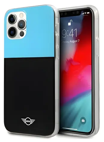 Mini Morris Color Block Schutzhülle für Apple iPhone 12 Pro Max, Blau / Hülle / Hartschalenetui / TPU/PC