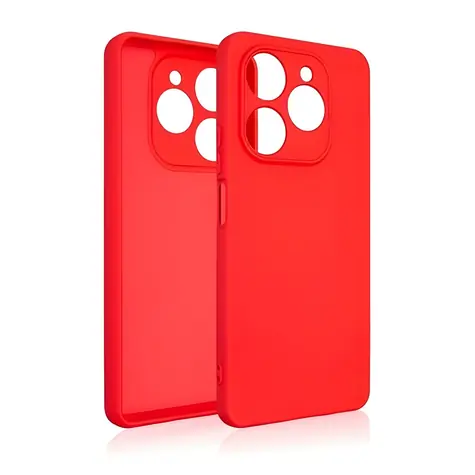 Beline Silikonhülle für TECNO Spark 20 Pro, rot / Hülle / Silikon / Erhöhte Kanten