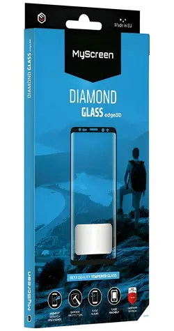 MyScreen Diamond Glass Edge 3D schwarz / Gehärtetes Glas / XIAOMI POCO X7 / 9H / 0,33 mm