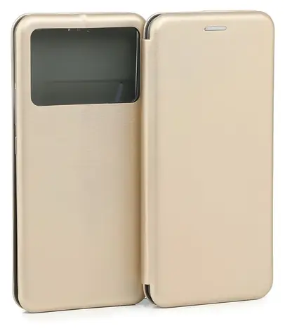 Beline Book Magnetic Gold / Hülle für POCO X6 Pro / Buchform / Magnetverschluss
