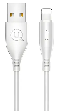 USAMS SJ266 U18 weiß / Lade- und Datenkabel / Lightning / 1 m / 2 A
