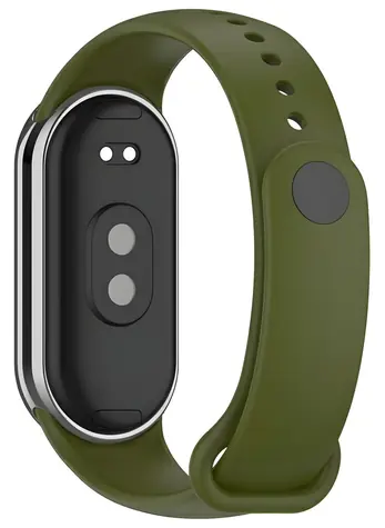 Beline Simple grünes Armband aus Silikon für XIAOMI Mi Band 8, 9, 10