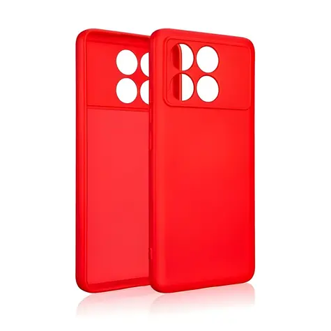 Beline Silikonhülle für POCO X6 Pro rot / Hülle / Silikon