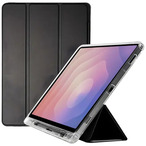 Araree A Folio schwarz / Tablet-Hülle / Samsung Galaxy Tab S11 / TPU, Kunstleder