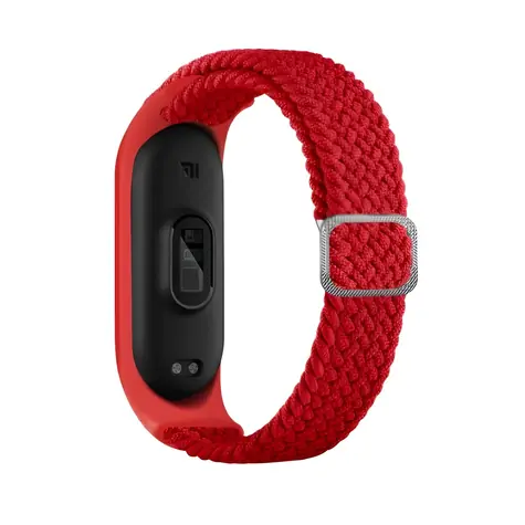 Beline Textilarmband für XIAOMI Mi Band 5/6/7, rot / Textil