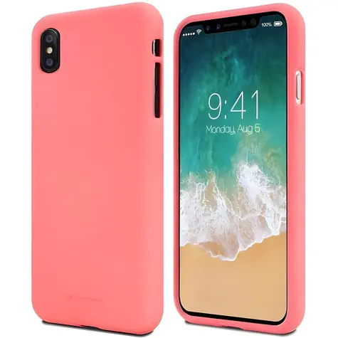 Mercury Soft Google Pixel 8 Pro Hülle, hellrosa / TPU / Matt
