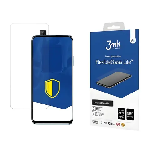 3mk FlexibleGlass Lite Huawei P SMART Pro 2019 / Schutzglas / Hybrid / 0,16 mm / Härtegrad 6H