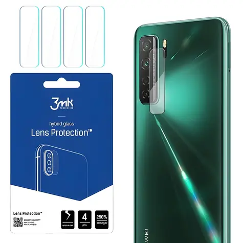 3MK Objektivschutz für Huawei P40 Lite 5G / Kameraschutzglas / 4 Stück