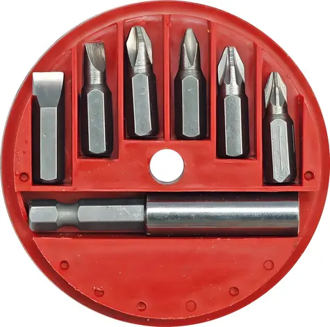 Vorel Bit-Set mit Halter / Bit-Set / 7-teilig