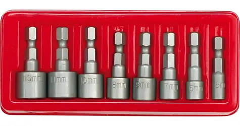 Vorel 1/4"-Sechskant-Bit-Set / Bit-Set / CrV / 8-teilig