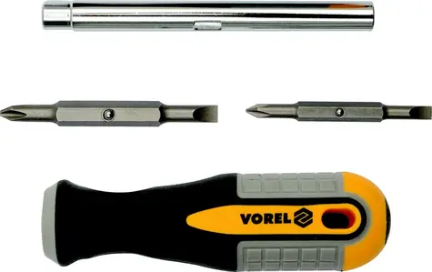 Vorel Schraubendreher-Set mit doppelseitigen Spitzen, 6-teilig / Schraubendreher-Set / 6-teilig