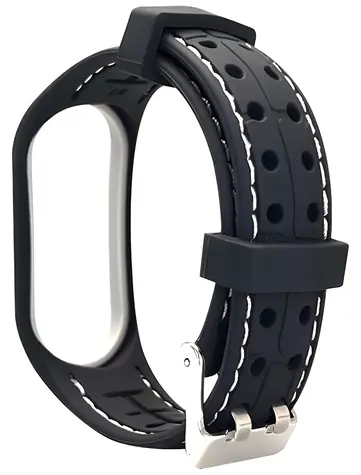 Beline SMART Armband für XIAOMI Mi Band 7, schwarz-weiß / Armband / Silikon