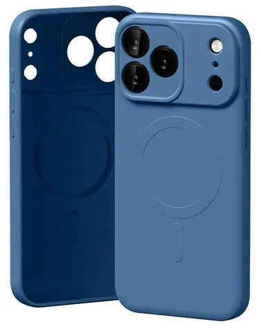 Mercury Semi-Silicon MagSafe Blau / Schutzhülle / Apple iPhone 17 Pro Max / MagSafe / Silikon