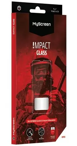MyScreen Protector ImpactGLASS schwarz / Schutzglas / für Apple iPhone 13 mini / Hybrid / 8H