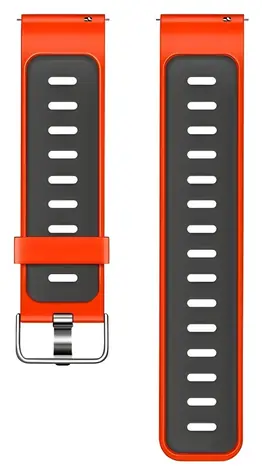 Beline Double Color rot-schwarz / Smartwatch-Armband / Silikon / 20 mm