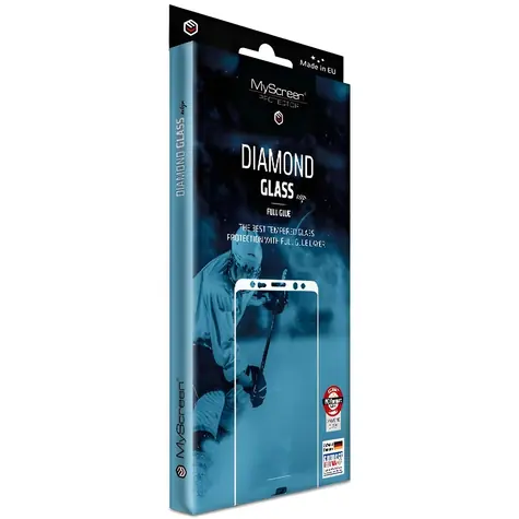 MyScreen Diamond Glass Edge FullGlue iPhone 13 mini schwarz / Schutzglas / Vollflächig verklebt / 9H / Easy Installation